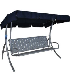 Angerer Hollywoodschaukel Trend Joy Marineblau, 3-Sitzer -Gartenmöbel 1690296 WE FS 003 TrendJoyHollywoodschaukel