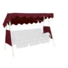 Angerer Sonnendach Für 3-Sitzer Modelle, Ca. B200/T120 Cm -Gartenmöbel 1697119 WE FS 001 HollywoodschaukelSonnendach2