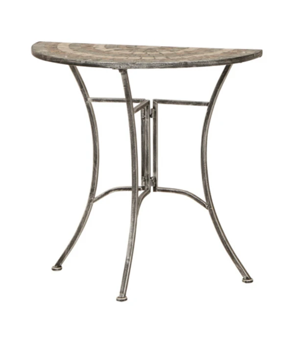 Siena Garden Anstelltisch Felina, Halbrund, Ca. B35,5/H71,5 Cm 3 Siena Garden Anstelltisch Felina, Halbrund, Ca. B35,5/H71,5 Cm