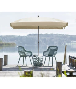 Dehner Sonnenschirm Keros, Rechteckig, Ca. B255/T170 Cm 14 Dehner Sonnenschirm Keros, Rechteckig, Ca. B255/T170 Cm -Gartenmöbel 2408060 WE MO 001 DehnerSchirmKerosCremeNeu