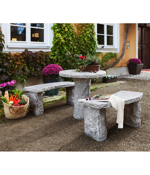 Dehner Granit-Tisch, Rund, Ca. Ø75/H75 Cm 4 Dehner Granit-Tisch, Rund, Ca. Ø75/H75 Cm – Bild 2