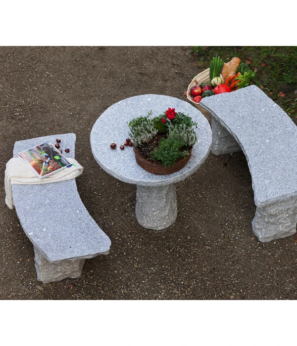 Dehner Granit-Tisch, Rund, Ca. Ø75/H75 Cm 5 Dehner Granit-Tisch, Rund, Ca. Ø75/H75 Cm – Bild 3