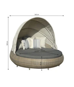 Dehner Sunlounger Florida, Ca. B160/H70/T220 Cm 15 Dehner Sunlounger Florida, Ca. B160/H70/T220 Cm -Gartenmöbel 2766806 WE BG 001 SunloungerFlorida