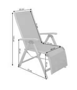 Dehner Relaxsessel Colmar 13 Dehner Relaxsessel Colmar -Gartenmöbel 2779155 WE BG 001 RelaxsesselColmarSchwarzSkizzeNeu