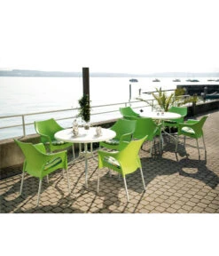 Best Alu-Stapelsessel Vegas, 4 Stück -Gartenmöbel 3046554 WE MO 001 4erStapelsesselVegas