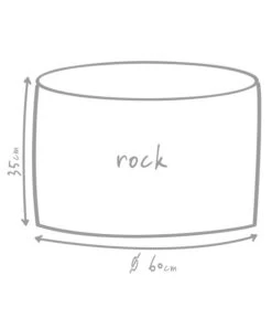 Outbag Outdoor-Sitzsack Rock Plus -Gartenmöbel 3452067 WE DE 002 GlobalBeddingPlusAnthrazit