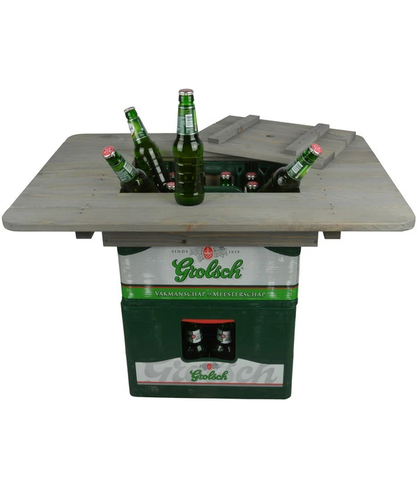 ESSCHERT DESIGN Esschert Holz-Bierkistentisch-Aufsatz Mit Deckel, Ca. B78/H11/T57 Cm 3 ESSCHERT DESIGN Esschert Holz-Bierkistentisch-Aufsatz Mit Deckel, Ca. B78/H11/T57 Cm