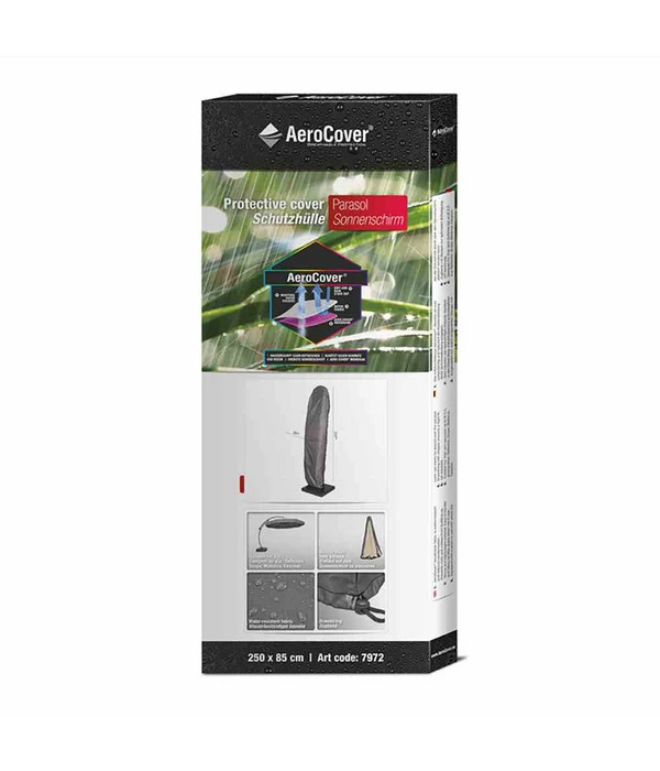 AeroCover Ampelschirmhülle Für Schirme M. Gebogenem Rohr Ø 350 Cm 5 AeroCover Ampelschirmhülle Für Schirme M. Gebogenem Rohr Ø 350 Cm – Bild 3