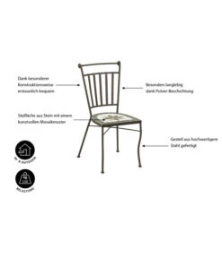 Dehner Mosaikstuhl Diana -Gartenmöbel 4209813 WE IG 001 StuhlDianaFINAL