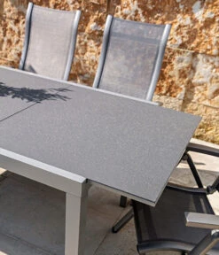 Dehner Ausziehtisch Chicago, Ca. B160-210/H74/T90 Cm -Gartenmöbel 4210381 WE DE 001 DehnertischChicagoNEU