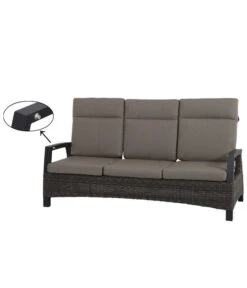 Siena Garden Bank Corido, 103 X 206 X 87 Cm -Gartenmöbel 4330429 WE DE 017 Sofacorido3ercharcoal