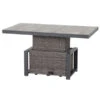Siena Garden Lift-Tisch, Ca. B130/H47-71/T75 Cm -Gartenmöbel 4331138 WE FS 001 Lifttischcoridoch grey