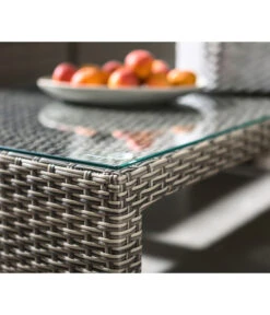 Dehner Geflecht-Lounge Rom, 4-teilig -Gartenmöbel 4407334 WE DE 004 DehnerGeflechtLoungeRomNEU