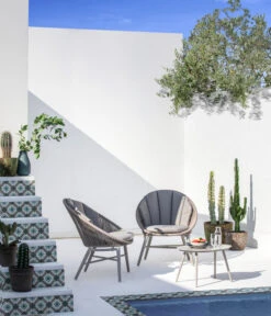 Dehner Balkonset Florenz, 3-teilig -Gartenmöbel 4415550 WE MO 001 BalkonsetFlorenzNEU