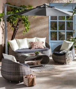 Dehner Geflechtsessel Avani -Gartenmöbel 4418786 WE MO 003 LoungesesselAvaniNeu