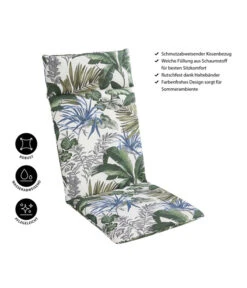 Madison Hochlehnerpolster Maui, Ca. B120/H5/T50 Cm -Gartenmöbel 4433777 WE IG 001 SesselpolsterMaui