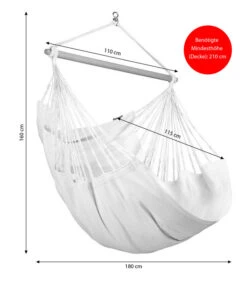 La Siesta Hängestuhl Habana -Gartenmöbel 4441531 WE BG 001 HAENGESTUHLHABANALATTE