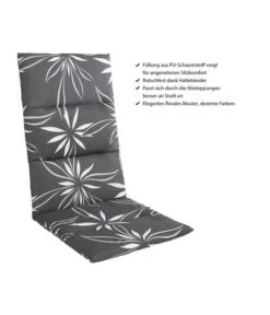 KETTtex Hochlehnerpolster Turin, Ca. B120/H4/T50 Cm 13 KETTtex Hochlehnerpolster Turin, Ca. B120/H4/T50 Cm -Gartenmöbel 4448965 WE IG 001 SesselpolsterTurin