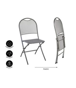 MWH Klappstuhl Cafe Latte 11 MWH Klappstuhl Cafe Latte -Gartenmöbel 5312111 WE IG 001 KLAPPSTUHLCAFELATTEGRAU