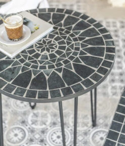 Dehner Mosaiktisch Madeleine, Ca. Ø60/H60 Cm -Gartenmöbel 6666531 WE DE 001 DehnerMosaiktischMadeleineD60cm