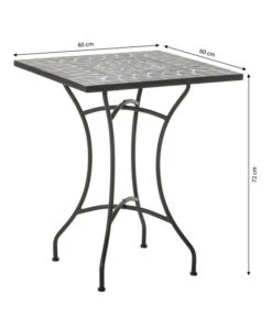 Dehner Mosaiktisch Madeleine, Eckig -Gartenmöbel 6666549 WE BG 001 DehnerMosaiktischMadeleineeckigkleineinzeln