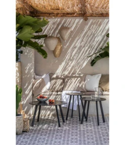 Dehner Kaffeetisch Lian -Gartenmöbel 6666721 6666705 6666713 WE MO 002 BeistelltischeLian