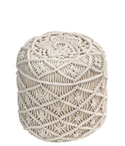 Dehner Pouf Tessa, Ca. Ø45/H35 Cm