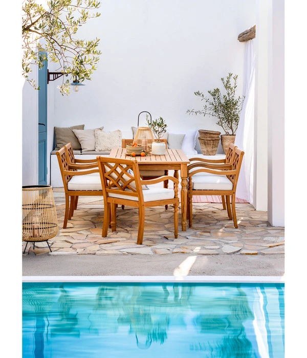 Dehner Diningtisch Savona, Ca. B180/H76/T90 Cm 6 Dehner Diningtisch Savona, Ca. B180/H76/T90 Cm – Bild 4