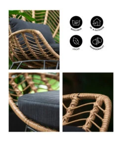 Dehner Geflechtsessel Venezia -Gartenmöbel 6701650 WE IG FS 001 DehnerGeflechtsesselVenezia