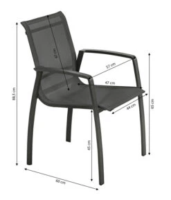 Dehner Stapelstuhl Nancy -Gartenmöbel 6701726 WE BG 001 StapelstuhlNancy