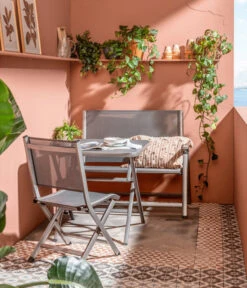 Dehner Klappbank Chicago, 2-Sitzer -Gartenmöbel 6701783 WE MO 001 BalkongruppeChicago