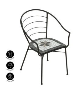 Dehner Mosaiksessel Diana -Gartenmöbel 6701809 WE IG 001 SesselDianaseitlich