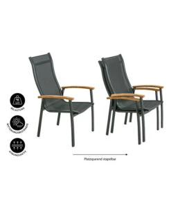 Dehner Stapelstuhl Chicago Wood -Gartenmöbel 6701866 WE IG 001 STAPELSTUHLCHICAGOWOOD
