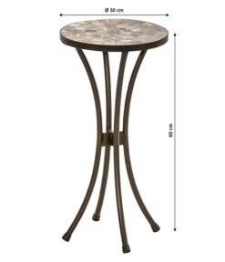 Dehner Mosaikblumenhocker Grazia -Gartenmöbel 6702369 WE BG 001 DehnerMosaikblumenhockerGraziaNEU