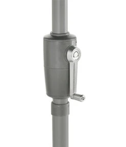 Dehner Schirm Milos, Rund, Ca. Ø294 Cm -Gartenmöbel 6702864 WE DE 002 SchirmMilosHellgrauNeu