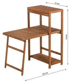 Dehner Balkonset Neapel, 3-teilig -Gartenmöbel 6712368 WE BG 001 BalkonsetNeapel