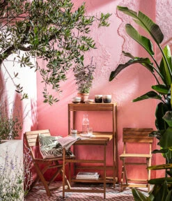 Dehner Balkonset Neapel, 3-teilig -Gartenmöbel 6712368 WE MO 001 DehnerBalkonsetNeapelNaturNEU