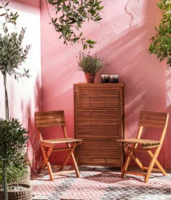 Dehner Balkonset Neapel, 3-teilig -Gartenmöbel 6712368 WE MO 002 DehnerBalkonsetNeapelNaturNEU