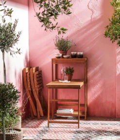 Dehner Balkonset Neapel, 3-teilig -Gartenmöbel 6712368 WE MO 003 DehnerBalkonsetNeapelNaturNEU