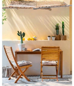 Dehner Balkontisch Macao, Ca. B142/H75/T40 Cm 10 Dehner Balkontisch Macao, Ca. B142/H75/T40 Cm -Gartenmöbel 6712434 WE MO 001 BalkonGruppeMacao