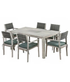 Dehner Stapelstuhl Stockholm -Gartenmöbel 6713820 WE FS 003 StockholmSet