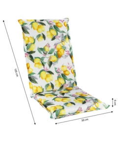 Dehner Niederlehnerpolster Menton, Ca. B105/H6/T50 Cm -Gartenmöbel 6726111 WE BG 001 HochlehnerPolsterMenton
