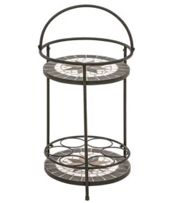 Dehner Mosaikbeistelltisch Diana, Ca. Ø41/H74 Cm