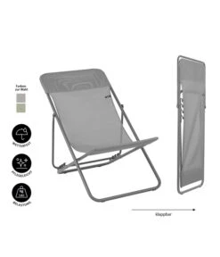 Lafuma Liegestuhl Maxi Transat, Batyline® -Gartenmöbel 6745798 WE IG 001 MaxiTransat