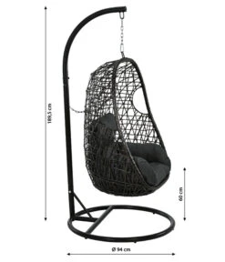 Dehner Hängesessel Hawaii -Gartenmöbel 6751598 WE BG 001 HaengesesselHawaiiNeu