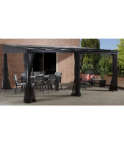 Sojag Terrassenüberdachung St. Barthelemy 10 Sojag Terrassenüberdachung St. Barthelemy -Gartenmöbel 6752885 WE MO 001 TUeberdachung10x14