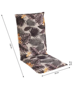 Dehner Hochlehnerpolster Bormio, Ca. B120/H6/T50 Cm 9 Dehner Hochlehnerpolster Bormio, Ca. B120/H6/T50 Cm -Gartenmöbel 6880082 WE BG 001 PolsterBormioHL