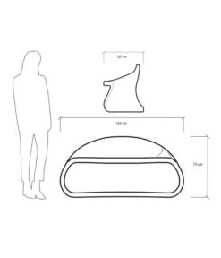 Farmet Kunststoff-Gartensofa For Two -Gartenmöbel 6884258 WE DE 001 Sofafortwoelfenbein