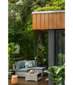 Dehner Balkonset Como, 4-teilig -Gartenmöbel 6894166 WE MO 001 BalkonsetComo