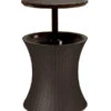 Keter Beistelltisch Pacific Cool Bar, Ca. Ø49,5/H57-82,5 Cm 2 Keter Beistelltisch Pacific Cool Bar, Ca. Ø49,5/H57-82,5 Cm -Gartenmöbel 6894877 WE FS 001 pacificcoolbar